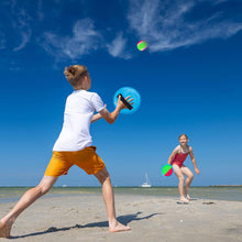 Load image into Gallery viewer, Ayeboovi Toss and Catch Ball Game Outdoor Beach Pool Kids Toys Outside Lawn Yard Games (2 Paddles 2 Balls) - Image 4