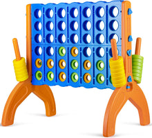 Load image into Gallery viewer, Ayeboovi Giant 4-in-A-Row, Jumbo 4-to-Score Yard Game for Kids and Adults Indoor Outdoor Party Family Connect Games Set with Quick Release Slider & Carrying Bag