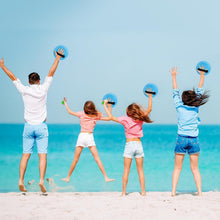 Load image into Gallery viewer, Toss and Catch Ball Set 8 Paddles 4 Balls Outdoor Beach Pool Toys for Kids Birthday Gifts Easter Basket Stuffers Outside Yard Games for Kids and Family Activities - Image 5