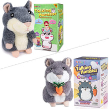 Load image into Gallery viewer, Ayeboovi Toddler Toys Talking Hamster Repeats What You Say in 2 Versions Baby Toys Gifts for Kids Fun Toys Retro Toys Plush Talking Toy for 3 4 5 Years Old Boys Girls