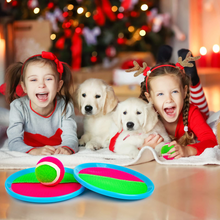 Load image into Gallery viewer, Toss and Catch Ball Game Outdoor Game for Kids Backyard Games Beach Game for Kids (Upgraded) (2 Paddles 2 Balls)