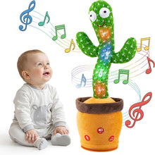 Load image into Gallery viewer, Ayeboovi Dancing Talking Cactus Baby Toys Interactive Toy Repeating Records What You Say Volume Adjustable Singing Cactus Toddler Games with 120 Songs Easter Basket Stuffers for Kids
