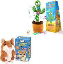 Load image into Gallery viewer, Ayeboovi Toddler Toys -Dancing Talking Cactus Repeats What You Say - Interactive Plush for Babies and Kids - Birthday Christmas New Year Gift for 2 3 4 5 6 Year Old Boys and Girls
