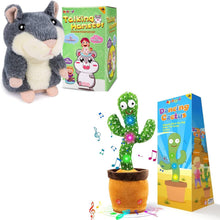 Load image into Gallery viewer, Ayeboovi Toddler Toys -Dancing Talking Cactus Repeats What You Say - Interactive Plush for Babies and Kids - Birthday Christmas New Year Gift for 2 3 4 5 6 Year Old Boys and Girls
