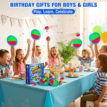 Load image into Gallery viewer, Ayeboovi Kids Toys Toss and Catch Ball Game 6 Paddles 3 Balls Outdoor Beach Pool Yard Games Toys for 3-12 Years Old Boys Girls Family Games Birthday Gift Easter Basket Stuffers for Kids - Image 7
