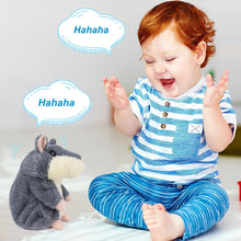 Load image into Gallery viewer, Ayeboovi Toddler Toys Talking Hamster Repeats What You Say in 2 Versions Baby Toys Gifts for Kids Fun Toys Retro Toys Plush Talking Toy for 3 4 5 Years Old Boys Girls - Image 4
