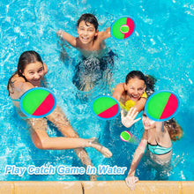 Load image into Gallery viewer, Beach Pool Toys Toss and Catch Ball Set Outdoor Toys for Kids Yard Beach Pool Games with 8 Paddles 8 Balls for 3 4 5 6 7 8 + Year Old Boys Girls Toys Easter Valentine Gifts - Image 7
