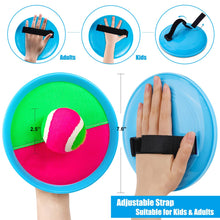 Load image into Gallery viewer, Ayeboovi Toss and Catch Ball Set Boys Toys Outdoor Toys Yard Games Outside Games Beach Toys for Kids Ball and Catch Game with 4 Paddles and 4 Balls [Upgraded Version]
